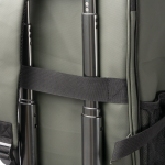 Mochila em pele sintética para portátil com duplo compartimento 15'' cor verde-escuro vista detalhe 5