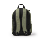Mochila de nylon com bolsos laterais para garrafas 10'' cor verde-escuro vista detalhe 3