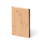 Bloco de notas A5 com suporte para telemóvel e tapete de rato, folhas lisas cor natural primeira vista de uso