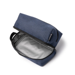 Necessaire ecológico com duplo compartimento e pega de transporte cor preto vista detalhe 1