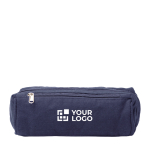 Necessaire de algodão reciclado com bolso exterior 300 g/m² vista principal