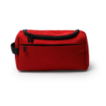 Necessaire ecológico com bolso interior em rede e asa lateral cor vermelho segunda vista