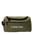 Necessaire ecológico com bolso interior em rede e asa lateral vista principal