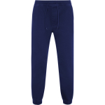 Calças jogger de algodão unissexo com bolsos laterais 390 g/m² Roly cor azul-marinho segunda vista