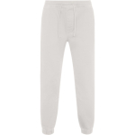 Calças jogger de algodão unissexo com bolsos laterais 390 g/m² Roly cor branco-sujo primeira vista de uso