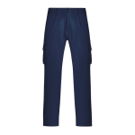 Calças de poliéster unissexo multibolsos 140 g/m² Roly Direct Warmor cor azul-marinho segunda vista