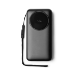 Powerbank com ecrã LED e carregamento rápido 22,5W 20.000 mAh cor preto segunda vista
