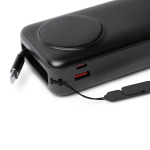 Powerbank com ecrã LED e carregamento rápido 22,5W 20.000 mAh cor preto vista detalhe 1