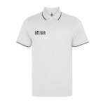 Polo técnico de manga curta com rib em contraste 200 g/m2 Roly Direct Sian vista principal