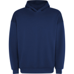 Sweatshirt unissexo oversize com capuz forrado 320 g/m2 Roly Direct Otto cor azul-marinho primeira vista de uso