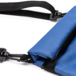 Saco térmico para garrafa com alça a tiracolo e fecho de correr 1 L cor vermelho vista detalhe 2