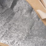 Saco térmico de algodão e juta com interior isotérmico 280 g/m2 vista detalhe 3