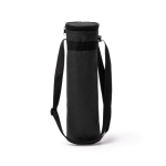 Bolsa térmica para garrafa com fita ajustável e fecho de correr 1 L cor preto mate segunda vista