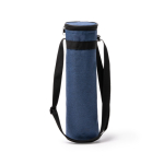 Bolsa térmica para garrafa com fita ajustável e fecho de correr 1 L cor azul acinzentado segunda vista