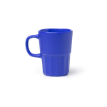 Caneca de cerâmica com acabamento mate e interior a condizer 450 ml cor azul real segunda vista