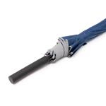 Guarda-chuva automático com faixa refletora e sistema anti-inversão cor azul-marinho vista detalhe 2