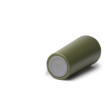 Copo térmico em aço inoxidável com tampa anti-derrames 500ml cor verde-escuro vista detalhe 4