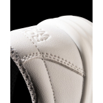 Calçado de trabalho em microfibra têxtil entrançada com fecho Roly Salt cor branco vista detalhe 3