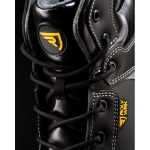 Bota de trabalho com atacadores e biqueira de fibra de vidro Roly Iron cor cor-de-laranja fluorescente vista detalhe 4