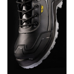 Bota de trabalho com atacadores e biqueira de fibra de vidro Roly Iron cor cor-de-laranja fluorescente vista detalhe 5