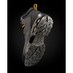 Calçado trabalho impermeável, biqueira reforçada e tecido em pele Roly Rock cor amarelo vista detalhe 2