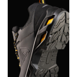 Calçado trabalho impermeável, biqueira reforçada e tecido em pele Roly Rock cor amarelo vista detalhe 4