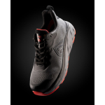 Calçado de trabalho unissexo respirável com sola de borracha macia Roly Onyx cor vermelho vista detalhe 1