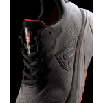 Calçado de trabalho unissexo respirável com sola de borracha macia Roly Onyx cor vermelho vista detalhe 4