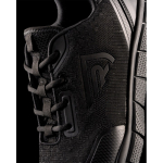 Calçado de trabalho desportivo unissexo respirável com atacadores Roly Basalt cor preto vista detalhe 3