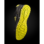 Calçado de trabalho desportivo, atacadores e sola dupla densidade Roly Beryl cor amarelo fluorescente vista detalhe 2