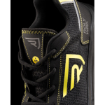 Calçado de trabalho desportivo, atacadores e sola dupla densidade Roly Beryl cor amarelo fluorescente vista detalhe 4