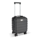 Trolley de cabine compacto com suporte para telemóvel na pega 14'' cor preto segunda vista