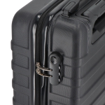 Trolley de cabine compacto com suporte para telemóvel na pega 14'' cor preto sexta vista