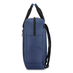 Mochila para portátil de rPET com faixas refletoras 15,6'' cor azul-escuro sexta vista