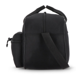 Saco desportivo de rPET com bolso frontal duplo 25 L cor preto sexta vista