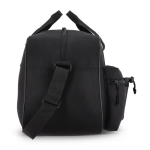 Saco desportivo de rPET com bolso frontal duplo 25 L cor preto sétima vista