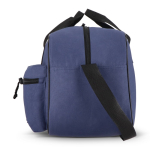 Saco desportivo de rPET com bolso frontal duplo 25 L cor azul-escuro sexta vista