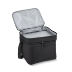 Saco térmico com compartimento duplo e asas curtas 12 L cor preto quarta vista