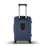 Maleta de cabine de 20 polegadas com rodas giratórias 360° cor azul-escuro terceira vista