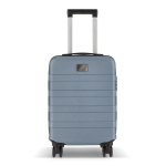 Trolley de cabine 18'' com 4 rodas giratórias e suporte para telemóvel cor cinzento