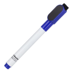 Marcador para quadro branco com íman e apagador incluído cor azul segunda vista