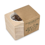 Kit de semear com vasos e substrato de fibra de coco cor natural terceira vista