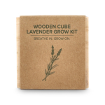 Kit de cultivo de lavanda com vaso e substrato de coco cor natural quarta vista