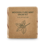 Kit de cultivo de menta com vaso e substrato de coco cor natural quarta vista