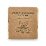 Kit de cultivo de manjericão com vaso e substrato de coco cor natural quarta vista