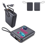 Powerbank personalizável com ecrã LED e carga rápida 20 000 mAh