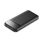 Powerbank compacto com carga rápida e ecrã LED 10 000 mAh cor preto