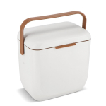 Geleira compacta antigotas para bebidas e petiscos 8 L cor branco