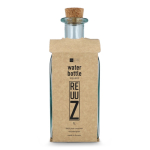 Garrafa quadrada de vidro com tampa antigotas fabricada na Europa 1 L cor transparente segunda vista