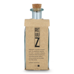 Garrafa quadrada de vidro com tampa antigotas fabricada na Europa 1 L cor transparente terceira vista